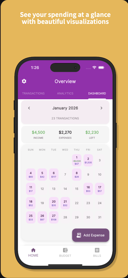 ExpenTrace Screenshot 3